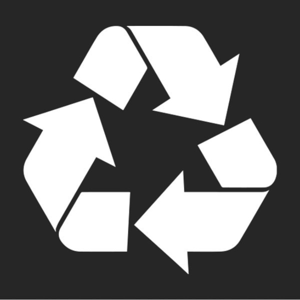 Recycelbares Piktogramm-Klebemittel weiß Recycelbares Piktogramm-Klebemittel weiß
