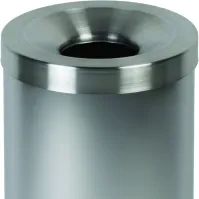 Fire-Resistant Bin Lid 30L Brushed Stainless Steel