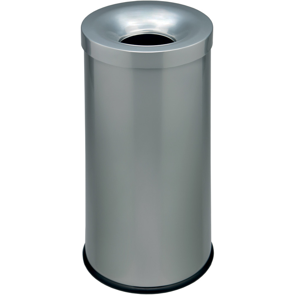 Fire-resistant waste bin 50 litres silver Fire-resistant waste bin 50 litres silver