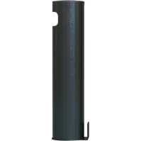 Column ashtray with front opening