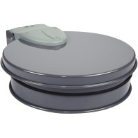 Wall-mounted bin bag holder 110 litres with lid