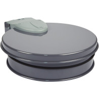 Wall-mounted bin bag holder 110 litres with lid