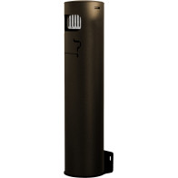 Wandaschenbecher aus Cortenstahl mit Frontöffnung