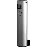 Moderne Aluminium-Wandaschenbecher mit Säule