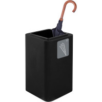 Elegant black umbrella stand