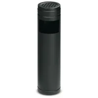 5-litre wastepaper basket with black ashtray