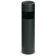 5-litre wastepaper basket with black ashtray