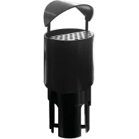 Mülleimer mit Parkaschenbecher