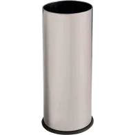 Stainless steel waste bin with ashtray 15 liters