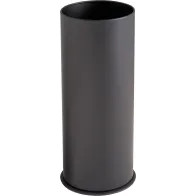 Edelstahl-Abfallbehälter mit Aschenbecher, 15 Liter