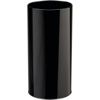 Elegant round black umbrella stand