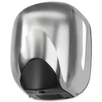 Automatic air cone hand dryer brushed aluminum
