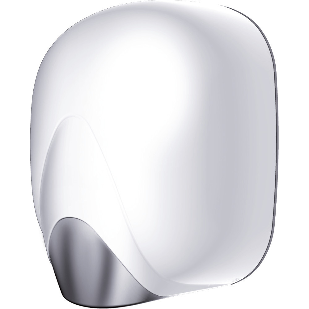 White ABS heating element hand dryer White ABS heating element hand dryer