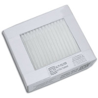 Brushed aluminum heating element hand dryer filter