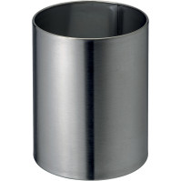 Classic stainless steel wastepaper basket 11 litres