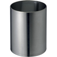Classic stainless steel wastepaper basket 11 litres