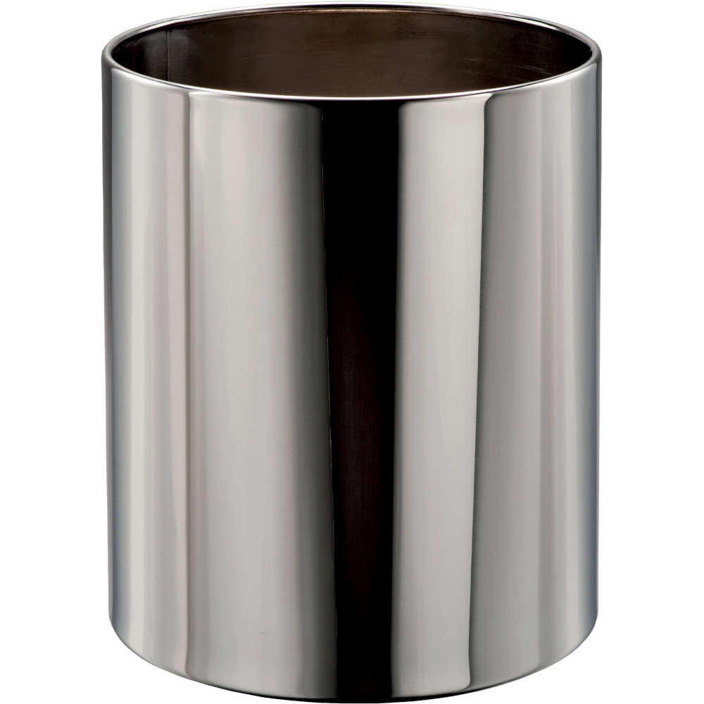 Classic stainless steel wastepaper basket 11 litres