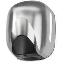 Automatic air blade hand dryer in brushed aluminum