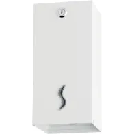 White interleaved toilet paper dispenser 500 sheets