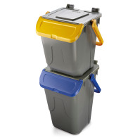 Runder weißer Treteimer 20 Liter