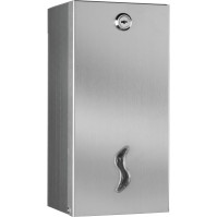 304 stainless steel interleaved toilet paper dispenser – 500 sheets