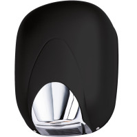 Black ABS automatic air blade hand dryer