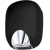Black ABS automatic air blade hand dryer