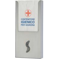 Stainless steel paper period pouch dispenser