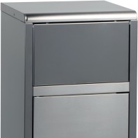 Stainless steel swing door fast food collector 50 litres