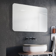 Rounded corner mirror