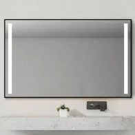 Rectangular LED mirror