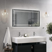 LED mirror aluminium frame LED
