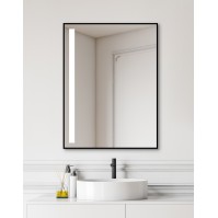rectangular LED mirror 1 vertical strip