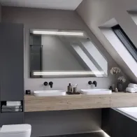 Double LED mirror