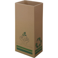 Eco-friendly cardboard trash bin 42L