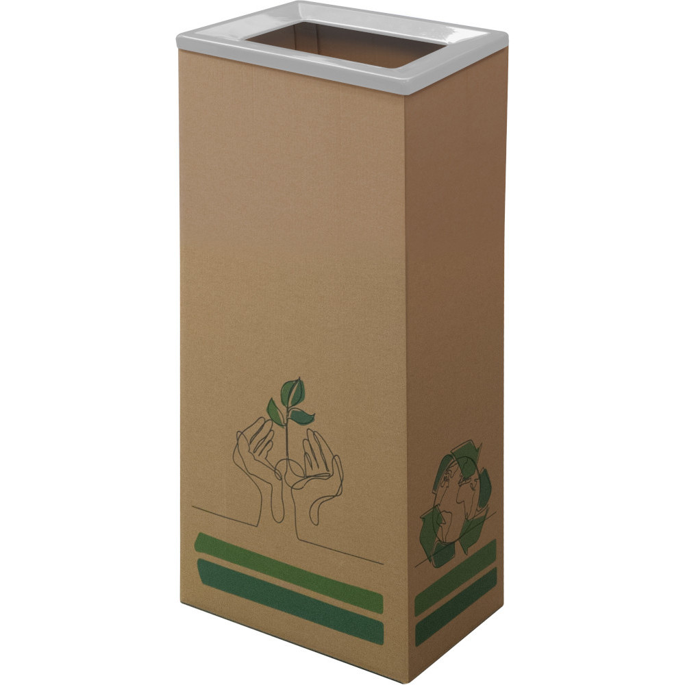 Ecological cardboard office bin 42L Minimalist design Ecological cardboard office bin 42L Minimalist design