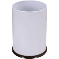 White 12L paper bin classic design elegant practical