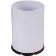 Weißer Papierkorb 12L klassisches Design elegant praktisch