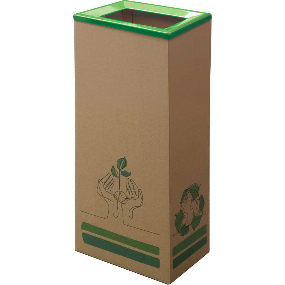60L Cardboard Bin with Eco-Friendly Green Lid 60L Cardboard Bin with Eco-Friendly Green Lid