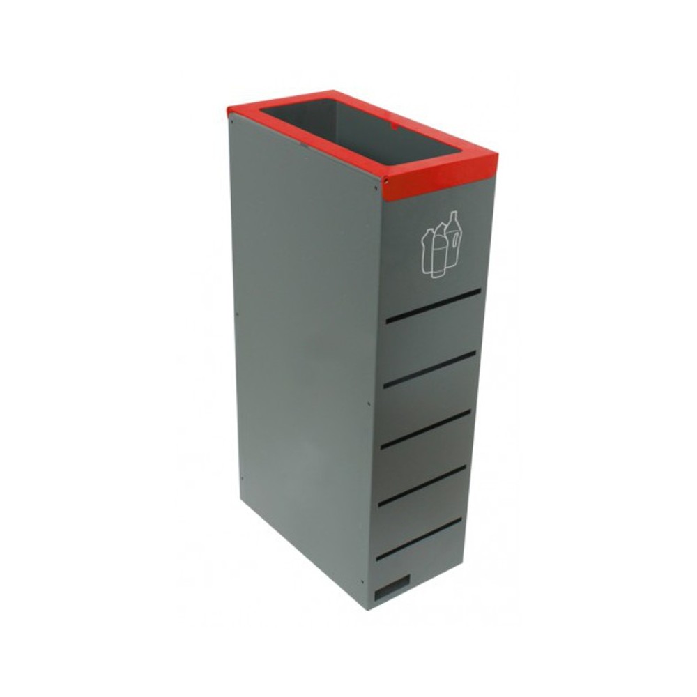 Abfalleimer Nice 75 Liter, offener Deckel und Sackhalter Abfalleimer Nice 75 Liter, offener Deckel und Sackhalter