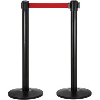 Red and Black Strap Marking Posts