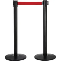 Red and Black Strap Marking Posts