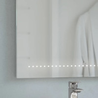 Mirror under attic LED fine dotted custom-made