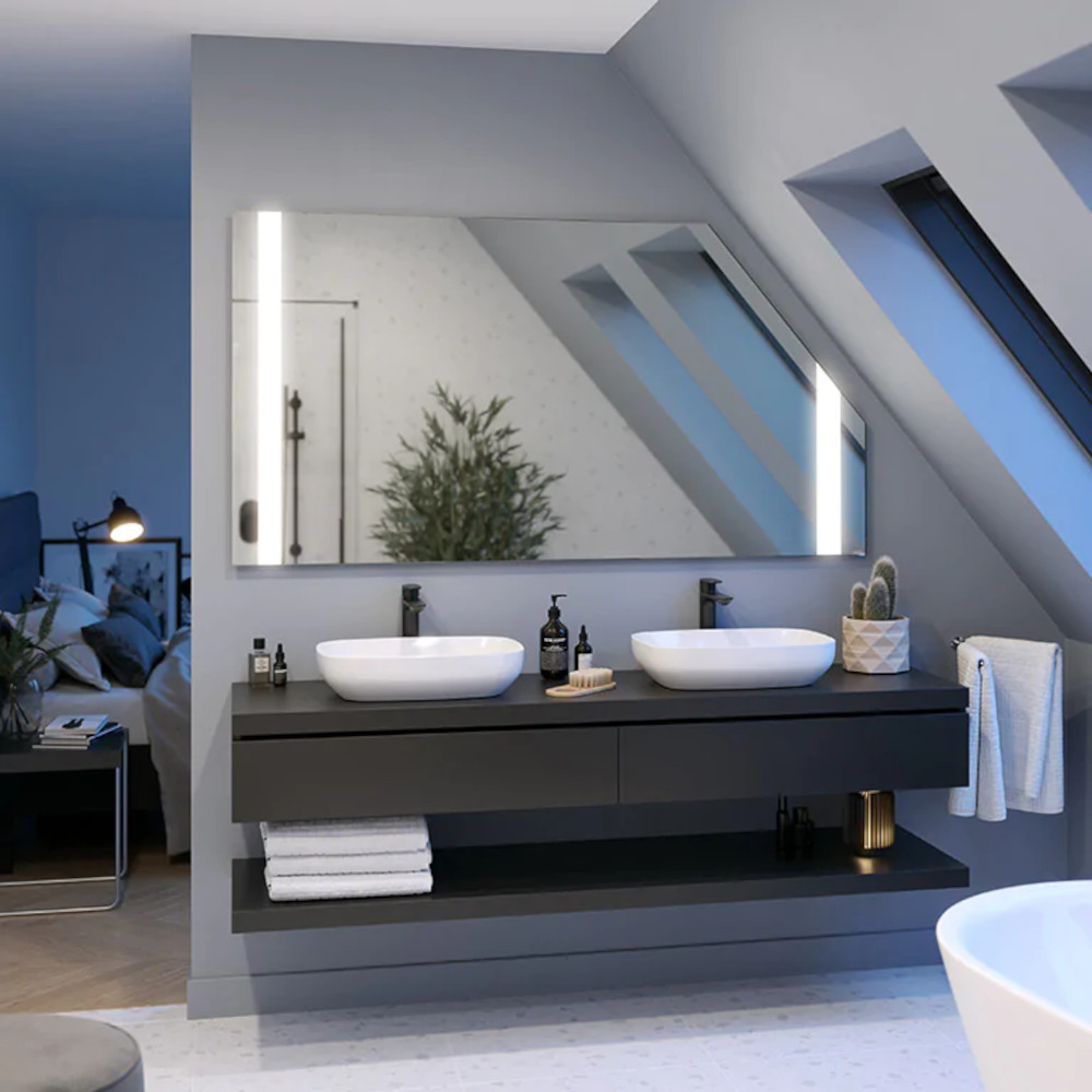 mirror under slope