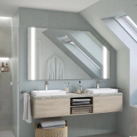 mirror under roof
