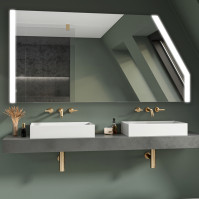 Custom LED attic mirror