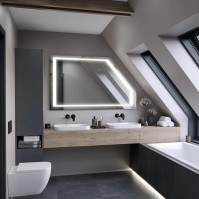 large cut mirror