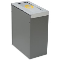 Abfalleimer Nice 45 Liter mit Schwingdeckel und Sackhalterung