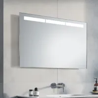 Mirror ice with light on top