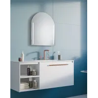 half-cylindrical mirror